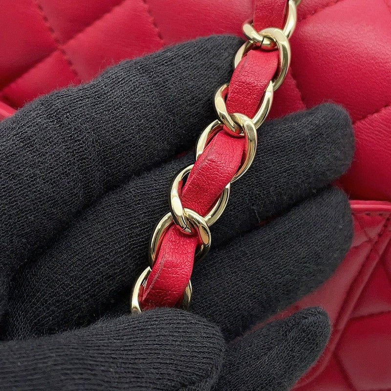 シャネル チェーンショルダーバッグ ミニ マトラッセ 20 ココマーク ラムスキン A69900 CHANEL