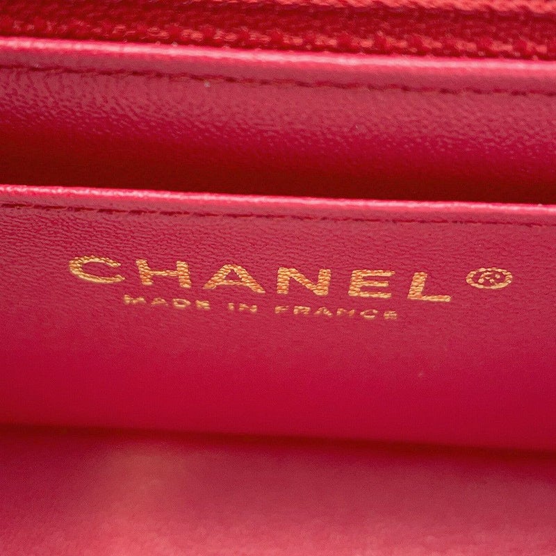 シャネル チェーンショルダーバッグ ミニ マトラッセ 20 ココマーク ラムスキン A69900 CHANEL