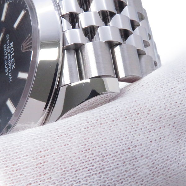 ロレックス デイトジャスト41 ランダムシリアル ルーレット 126300 ROLEX 腕時計 ブライトブルー文字盤