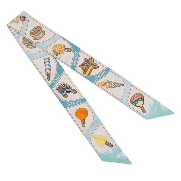 エルメス スカーフ ツイリー ファニー・アイスクリーム Funny Ice Cream HERMES 2024春夏