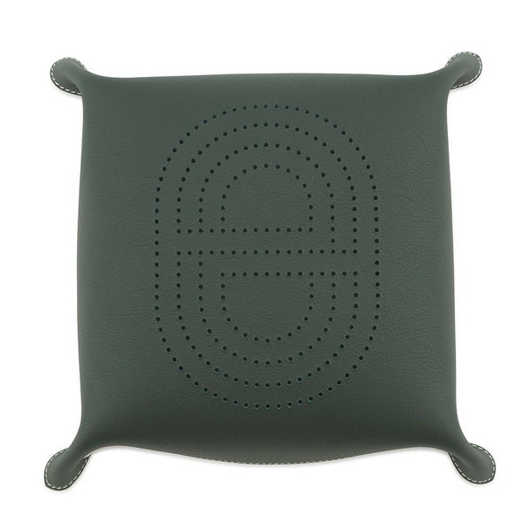 エルメス トレー ヴィド・ポッシュ ミーズ・エ・ルランス ヴェルソ ヴェールフォンセ/ブルーラン/シルバー金具 トリヨンクレマンス B刻印