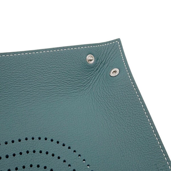 エルメス トレー ヴィド・ポッシュ ミーズ・エ・ルランス ヴェルソ ヴェールフォンセ/ブルーラン/シルバー金具 トリヨンクレマンス B刻印