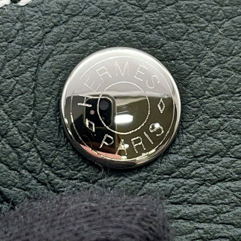 エルメス トレー ヴィド・ポッシュ ミーズ・エ・ルランス ヴェルソ ヴェールフォンセ/ブルーラン/シルバー金具 トリヨンクレマンス B刻印