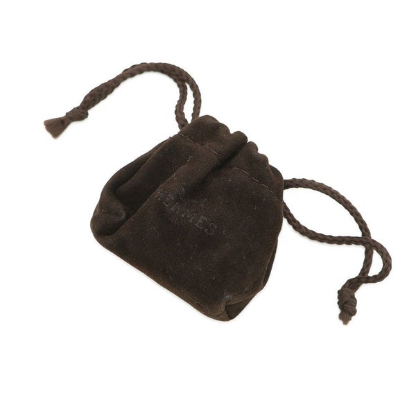 エルメス スカーフリング ボルデュック・セリエ マロン・アルザン/シャンパンゴールド金具 Bolduc HERMES 小物 スカーフホルダー