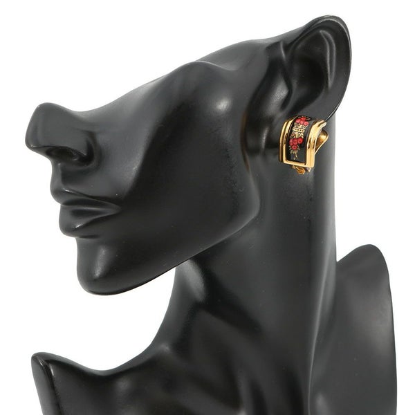 エルメス イヤリング エマイユ 七宝焼き クリップタイプ HERMES アクセサリー