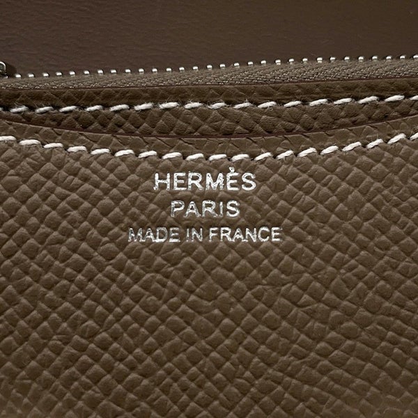 エルメス 財布 コンスタンス スリム エトゥープ/シルバー金具 エプソン W刻印 財布