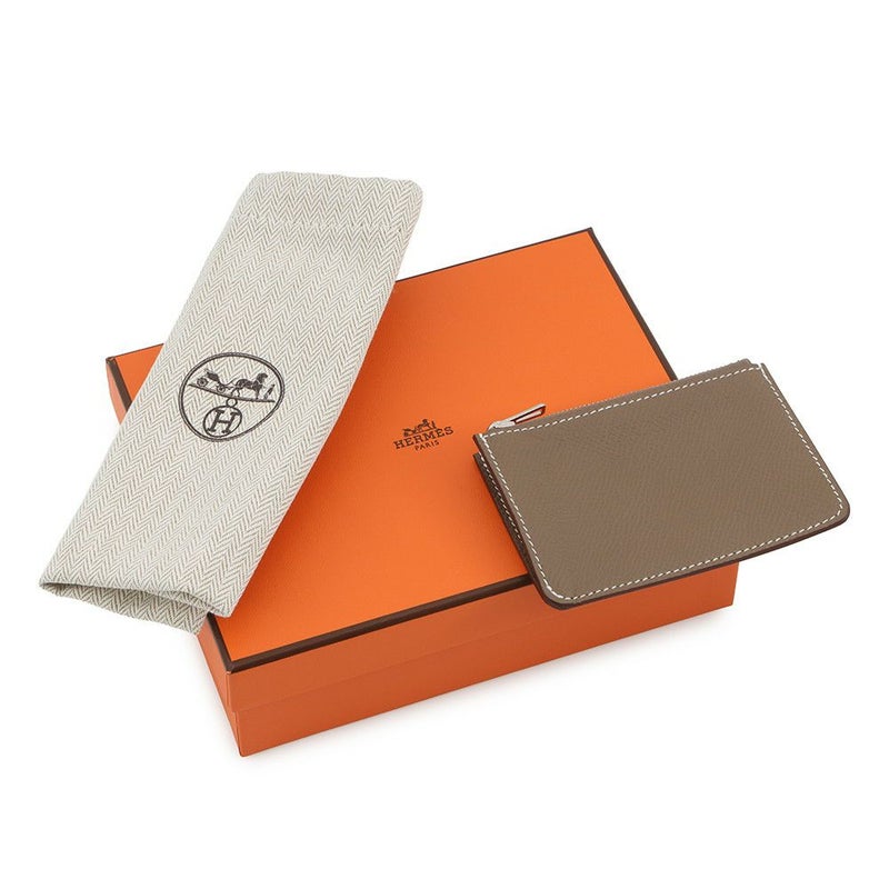 エルメス 財布 コンスタンス スリム エトゥープ/シルバー金具 エプソン W刻印 財布