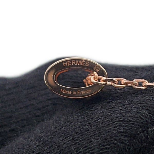エルメス ネックレス ミニ・ポップアッシュ ロカバール ビューティー/ピンクゴールド金具 HERMES アクセサリー ピンク