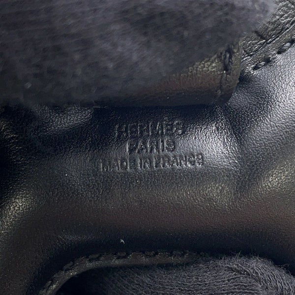 エルメス バッグチャーム ロデオ PM ブラック ラムスキン U刻印 黒