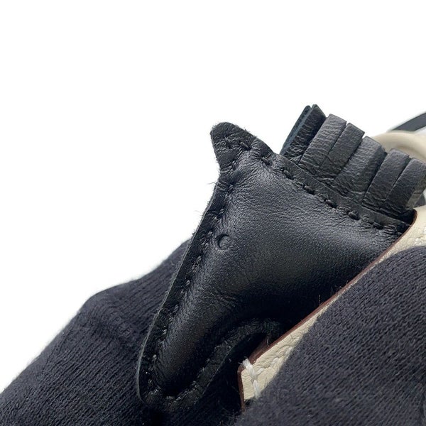 エルメス バッグチャーム ロデオPM ロベオクール ブラック/エトゥープ/クレ ラムスキン K刻印 HERMES チャーム