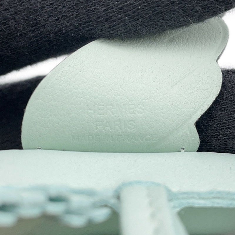 エルメス バッグチャーム ロデオPM ペガサス ヴェールペパーミント ラムスキン W刻印