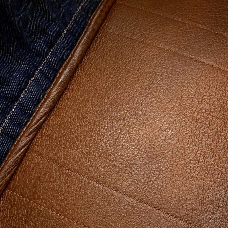 エルメス トートバッグ ガーデンパーティPM ゴールド/ネイビー/シルバー金具 トワルデニム カヌレ □L刻印