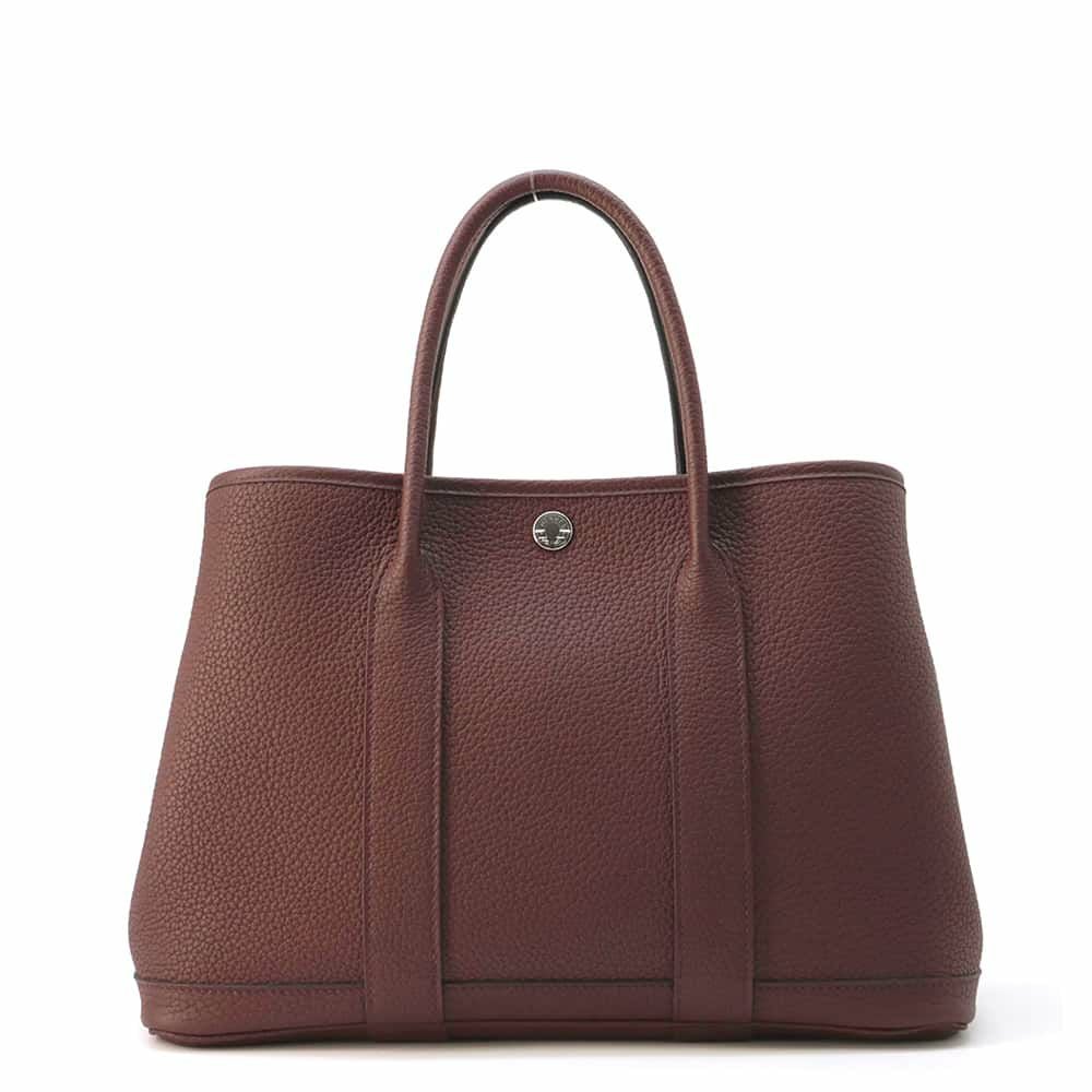 エルメス トートバッグ ガーデンパーティTPM ルージュセリエ/シルバー