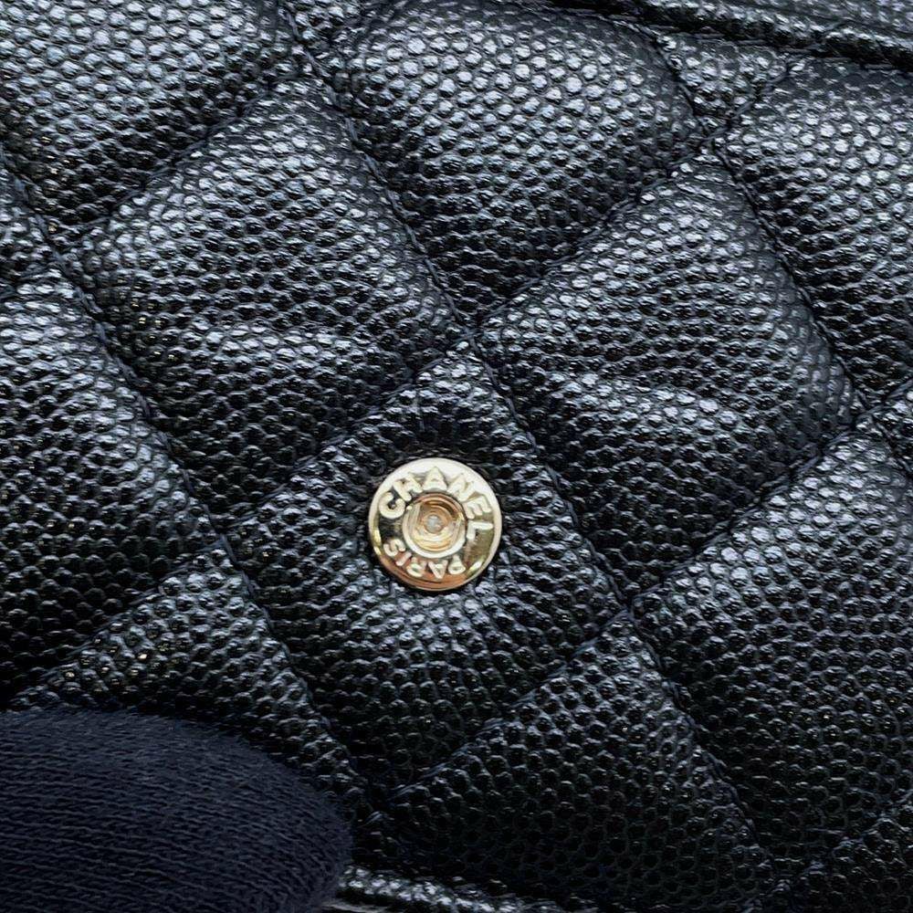 シャネル 三つ折り財布 マトラッセ ココマーク クラシック スモール
