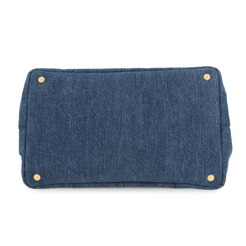 プラダ トートバッグ カナパ CANAPA ミディアム デニム 1BG642 PRADA 2way
