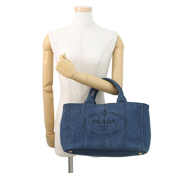 プラダ トートバッグ カナパ CANAPA ミディアム デニム 1BG642 PRADA 2way