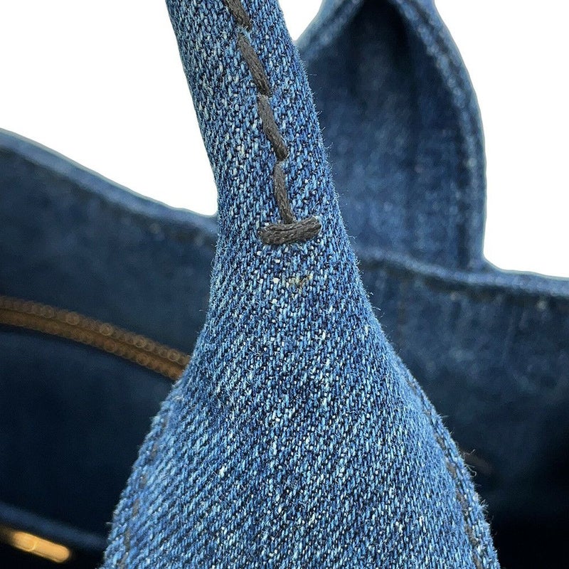 プラダ トートバッグ カナパ CANAPA ミディアム デニム 1BG642 PRADA 2way