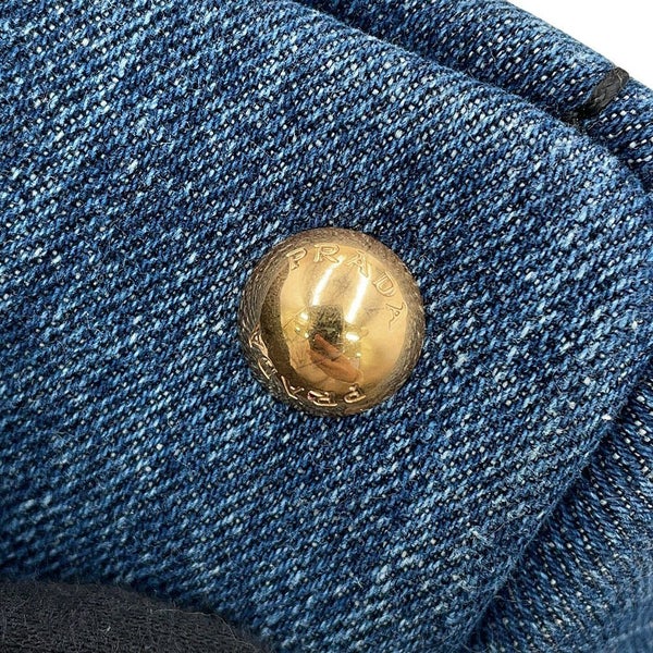 プラダ トートバッグ カナパ CANAPA ミディアム デニム 1BG642 PRADA 2way