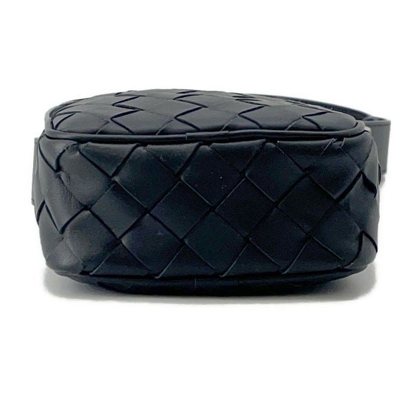 ボッテガヴェネタ ショルダーバッグ イントレチャート カセット ミニクロスボディバッグ 743214 BOTTEGA VENETA 黒