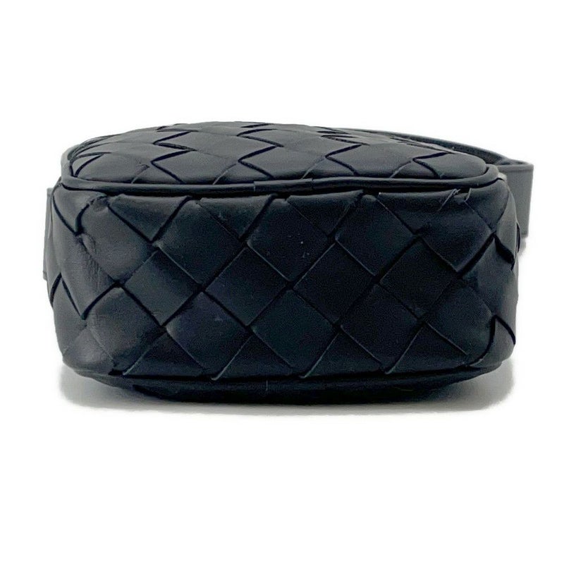 ボッテガヴェネタ ショルダーバッグ イントレチャート カセット ミニクロスボディバッグ 743214 BOTTEGA VENETA 黒
