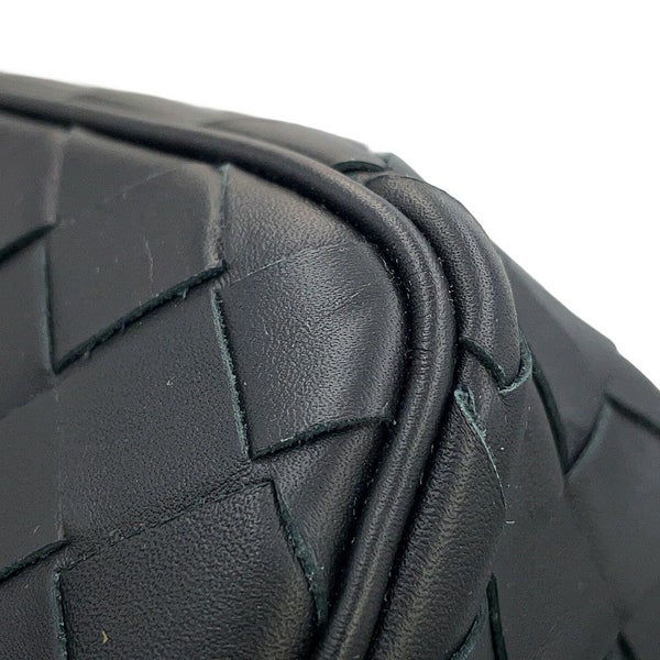 ボッテガヴェネタ ショルダーバッグ イントレチャート カセット ミニクロスボディバッグ 743214 BOTTEGA VENETA 黒