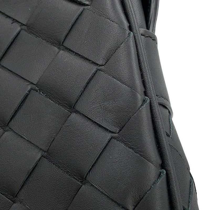 ボッテガヴェネタ ショルダーバッグ イントレチャート カセット ミニクロスボディバッグ 743214 BOTTEGA VENETA 黒
