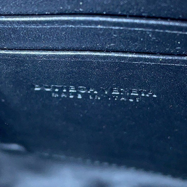 ボッテガヴェネタ ショルダーバッグ イントレチャート カセット ミニクロスボディバッグ 743214 BOTTEGA VENETA 黒