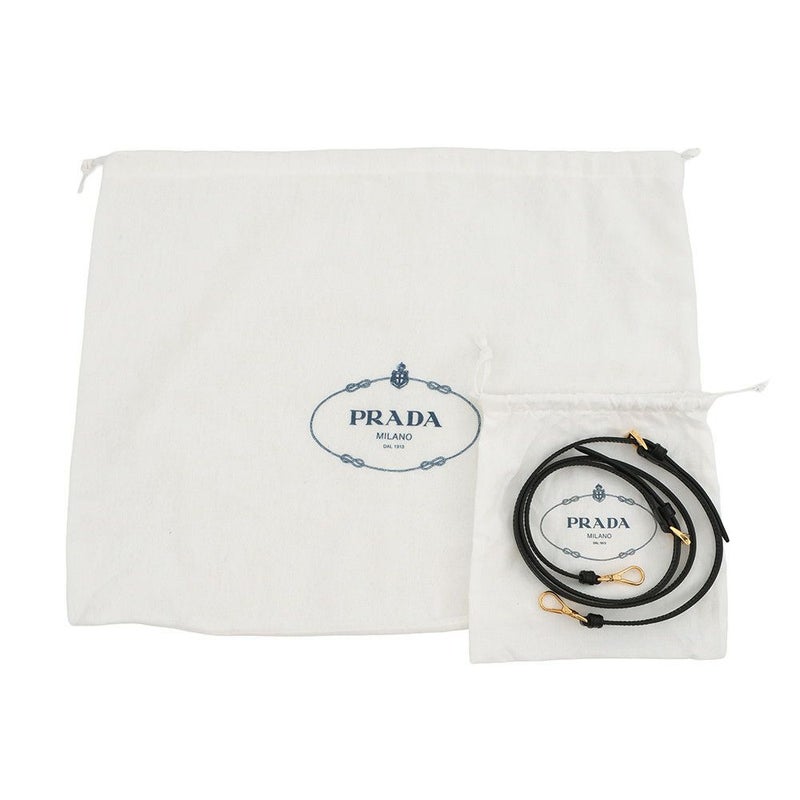 プラダ ハンドバッグ Re-Nylon デュエット バケット ナイロン 1BH038 PRADA 2way 黒