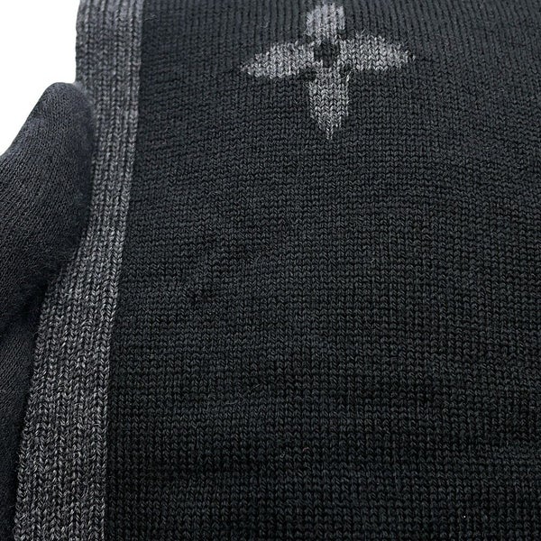 ルイヴィトン マフラー LV ギャラクシー ウール M93299 LOUIS VUITTON ブラック 黒