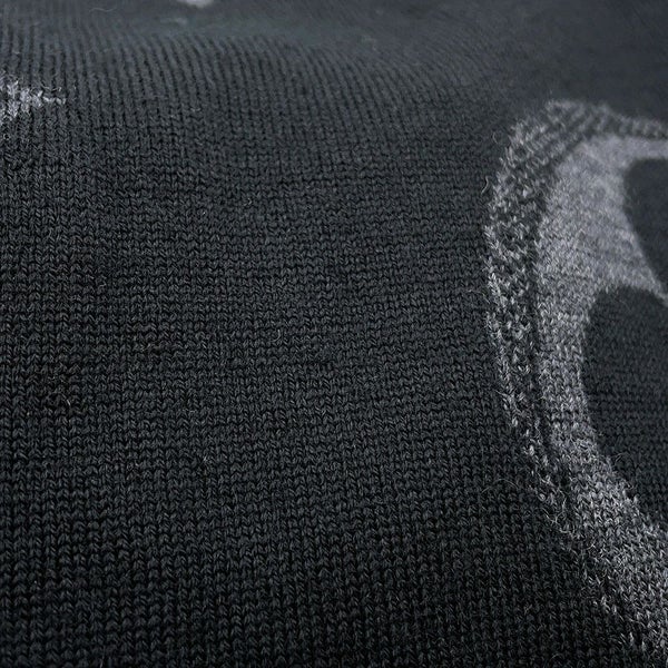 ルイヴィトン マフラー LV ギャラクシー ウール M93299 LOUIS VUITTON ブラック 黒