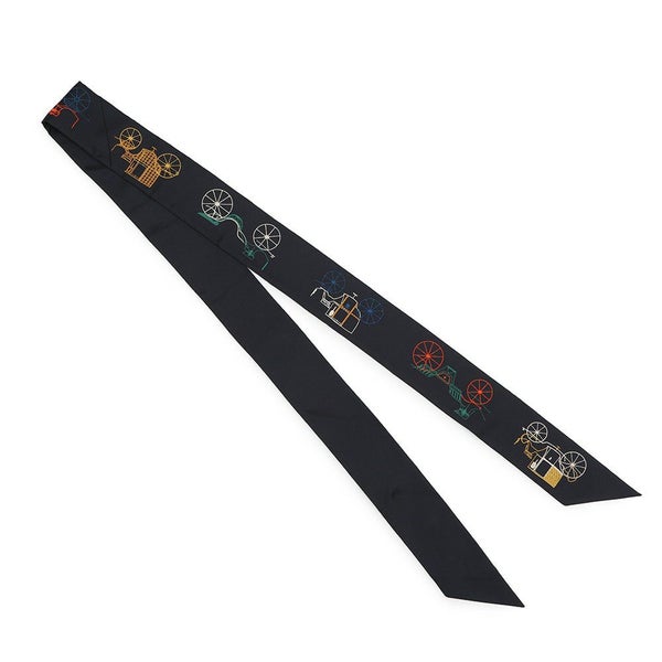 エルメス スカーフ ツイリー ロング ア・トゥ・ベルリンヌ A Toute Berline シルク HERMES 2025秋冬