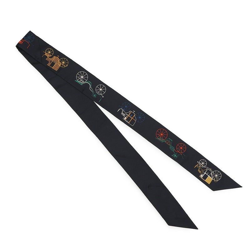 エルメス スカーフ ツイリー ロング ア・トゥ・ベルリンヌ A Toute Berline シルク HERMES 2025秋冬