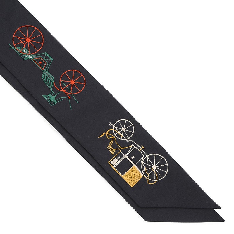 エルメス スカーフ ツイリー ロング ア・トゥ・ベルリンヌ A Toute Berline シルク HERMES 2025秋冬