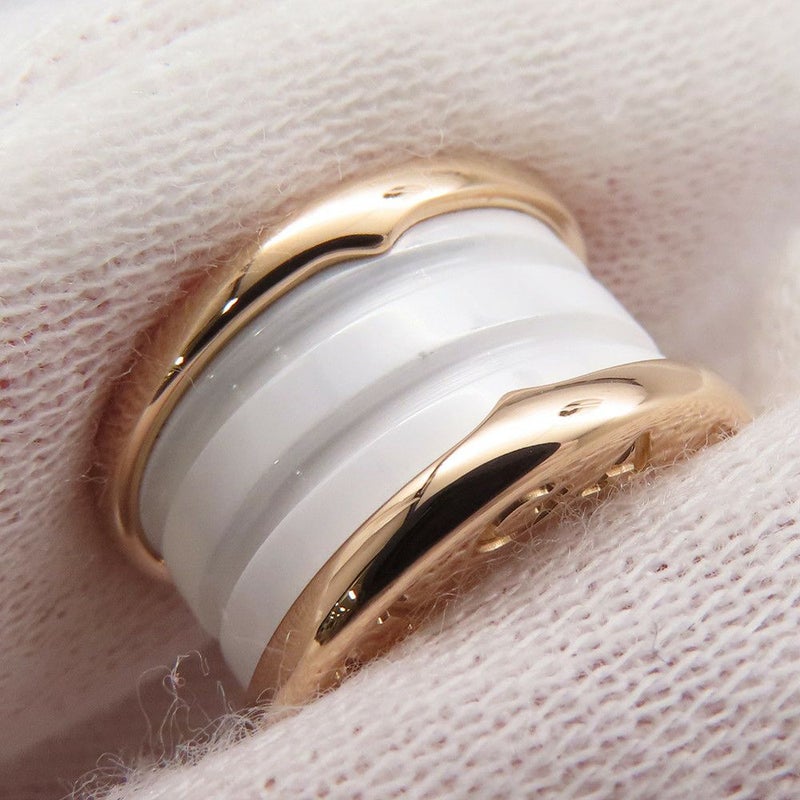 ブルガリ ピアス ビーゼロワン B-zero1 ピアス K18PGピンクゴールド/ホワイトセラミック 346464 BVLGARI