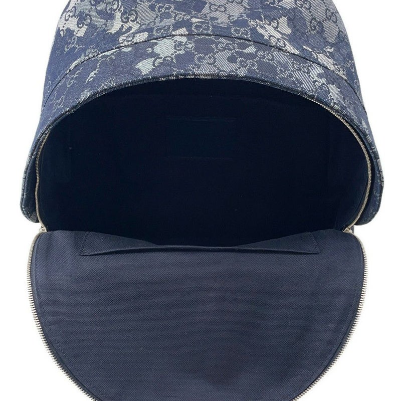 グッチ リュック GGデニム ラージ バックパック 849008 GUCCI ダークブルー