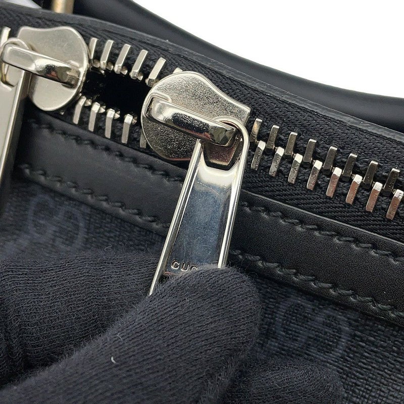 グッチ ボストンバッグ GGスプリーム 478323 GUCCI 2wayショルダーバッグ 旅行用 トラベル 黒