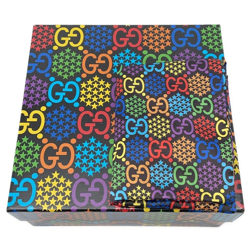 グッチ ショルダーバッグ GGサイケデリック 774161 GUCCI 黒 ミニバッグ