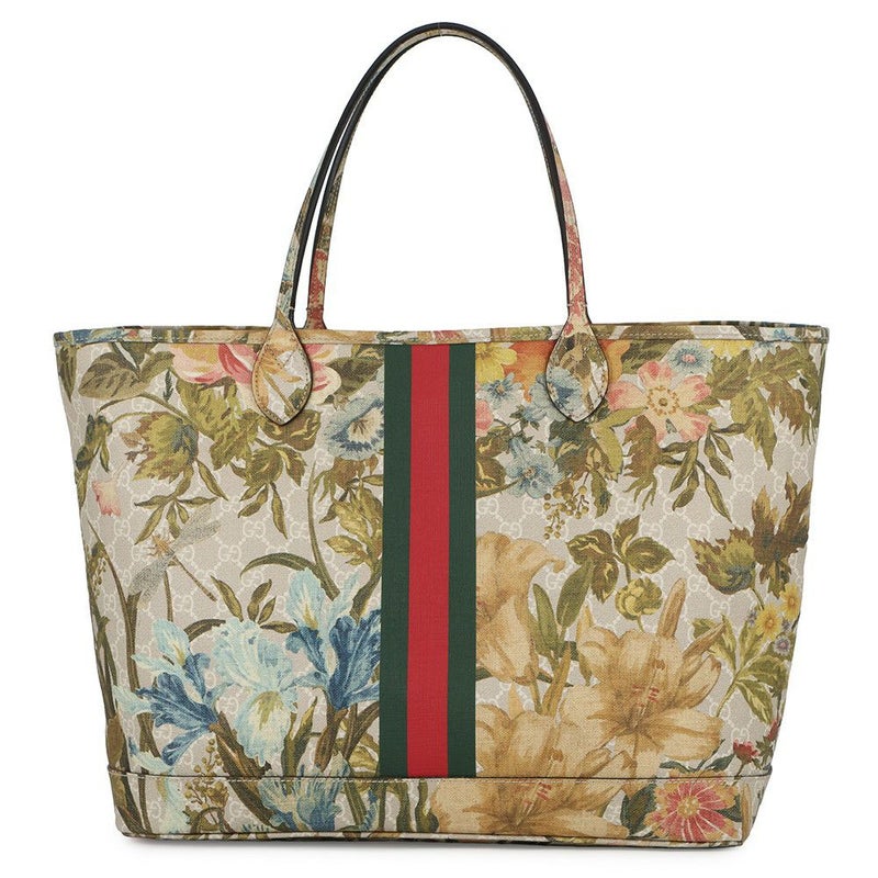 グッチ トートバッグ フローラ オフィディア ラージ GGスプリーム 726755 GUCCI ウェブ 花柄