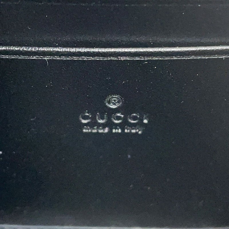 グッチ チェーンウォレット GGマーモント レザー 474575 GUCCI 財布 ダブルG 黒