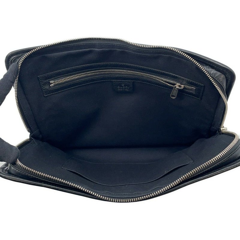 グッチ クラッチバッグ インターロッキングG レザー 575829 GUCCI バッグ セカンドバッグ 2wayハンドバッグ 黒