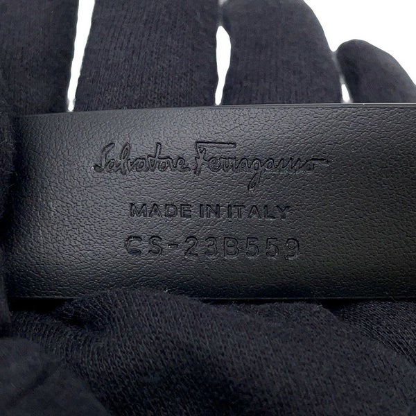 サルヴァトーレ・フェラガモ ベルト ガンチーニ レザー メンズサイズ100 Ferragamo 黒