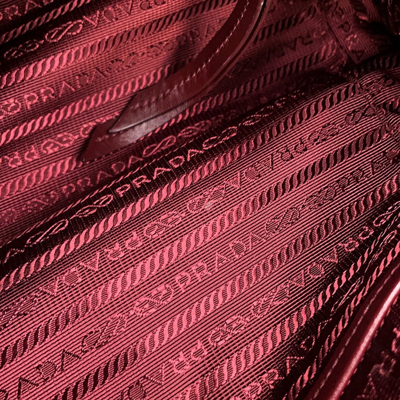 プラダ ハンドバッグ TESSUTO SOFT ナイロン レザー 1BA172 PRADA 2way