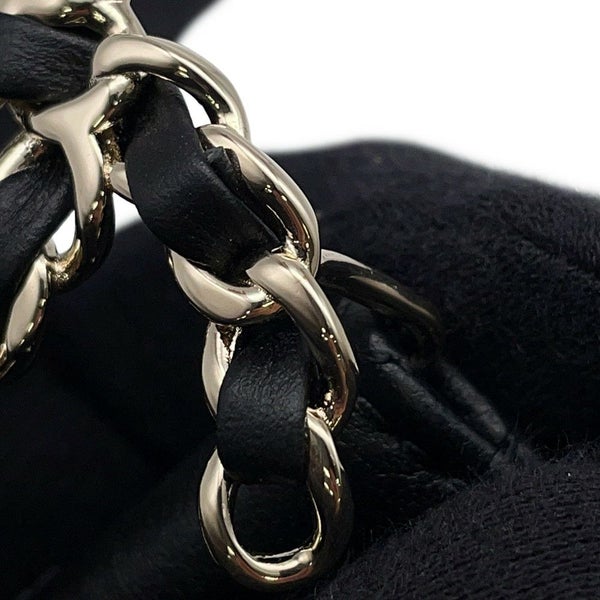 シャネル ベルト ココマーク ロゴ レザー B25 V サイズ70 CHANEL 黒