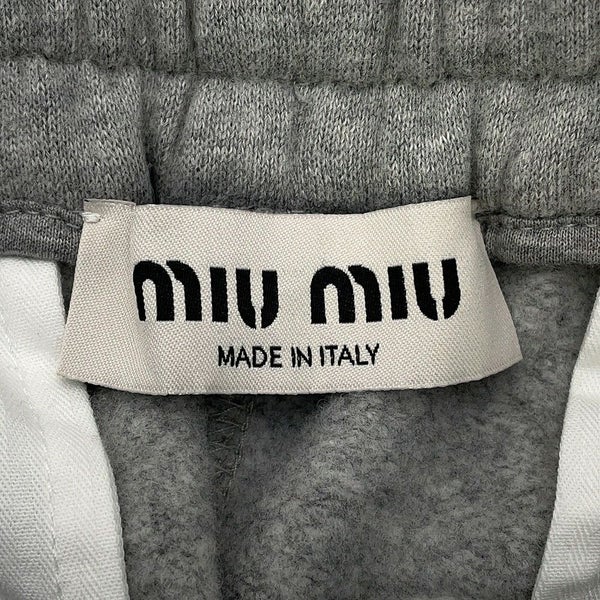 ミュウミュウ パンツ ロゴ ジョガーパンツ レディースサイズ36 MJP278 Miu Miu ボトムス