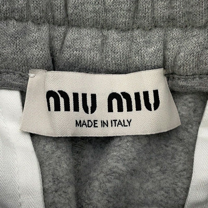 ミュウミュウ パンツ ロゴ ジョガーパンツ レディースサイズ36 MJP278 Miu Miu ボトムス