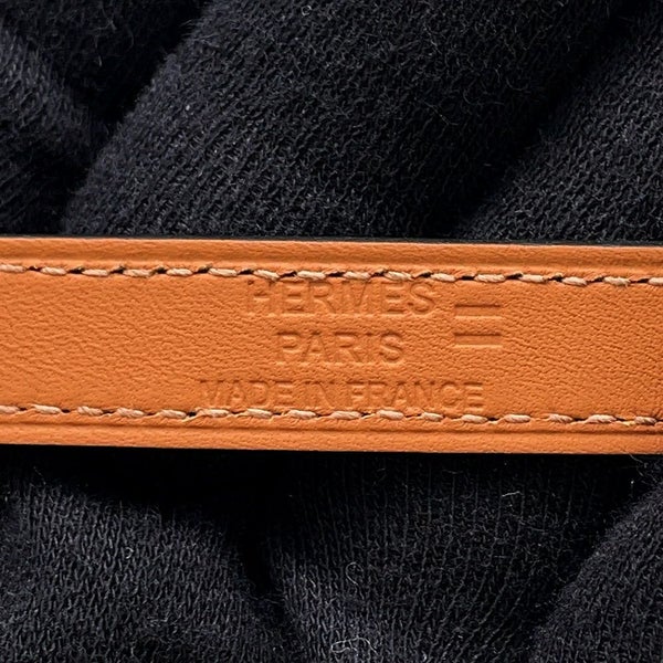 エルメス ブレスレット ケリー ドゥブルトゥール ブラック/シルバー金具 リザード B刻印 サイズT3黒