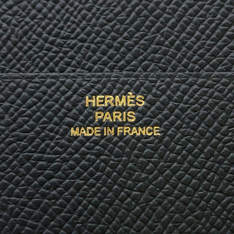 エルメス 三つ折り財布 ベアン コンビネ ヴェールフォンセ/ゴールド金具 エプソン K刻印 財布