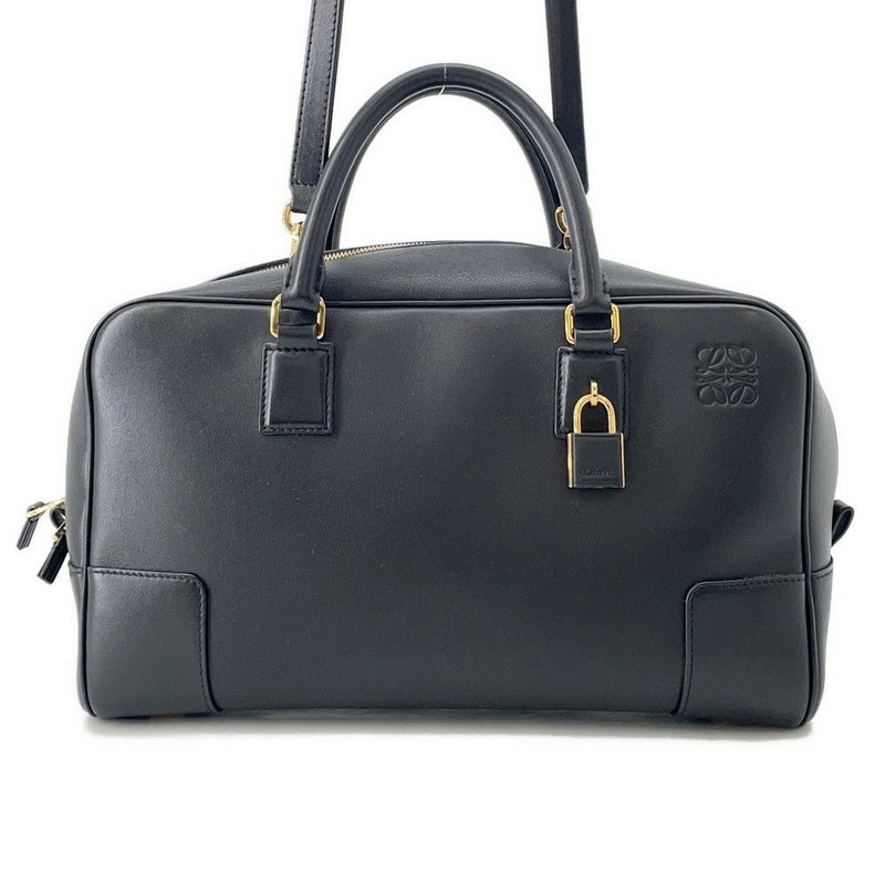 ロエベ ハンドバッグ アマソナ28 ナパカーフレザー A039N08X01 LOEWE 2way 黒