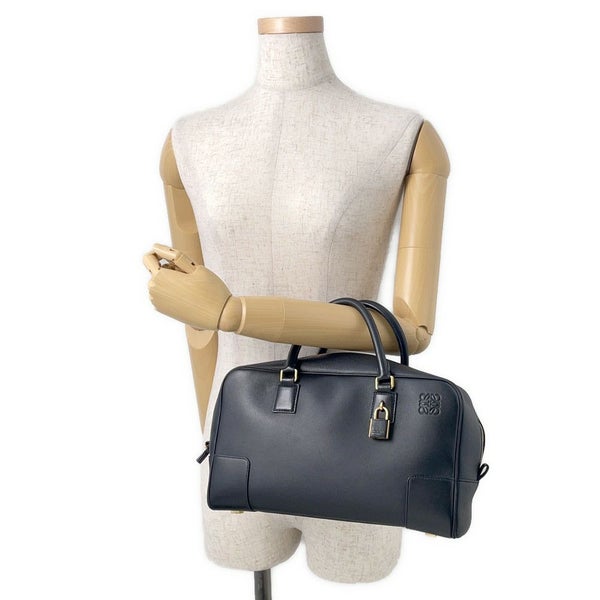 ロエベ ハンドバッグ アマソナ28 ナパカーフレザー A039N08X01 LOEWE 2way 黒