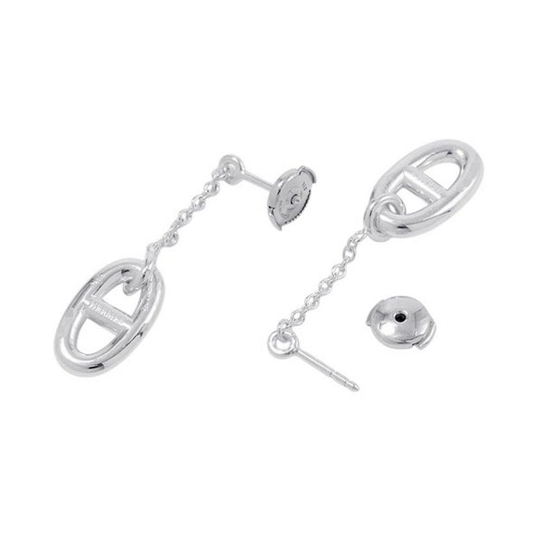 エルメス ピアス シェーヌダンクル ファランドール ピアス MM Earrings SV925シルバー HERMES ジュエリー